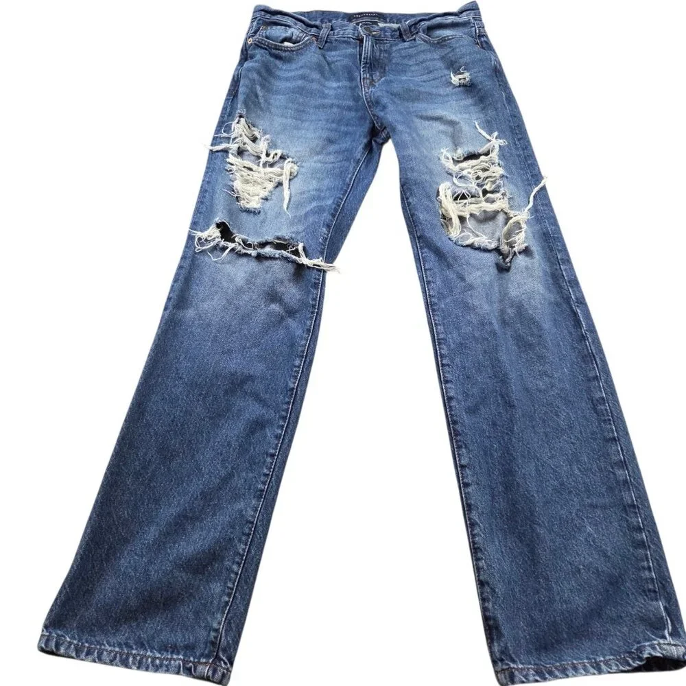 Aeropostale Jeans Mens 30x32 Relaxed Dark Wash Denim Distressed